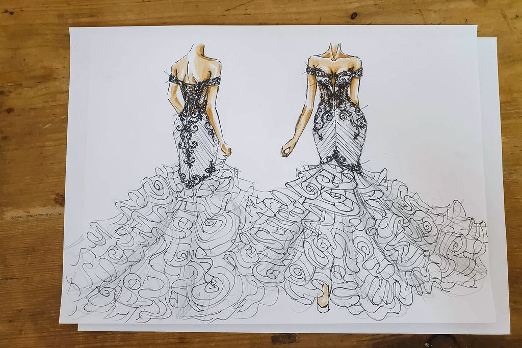 design your own wedding dress
